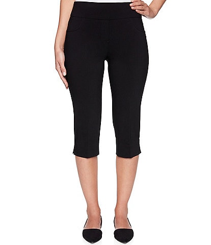 Ruby Rd. Women's Pull-On Solar Millennium Super Stretch Pant, Black, 6 :  : Clothing, Shoes & Accessories