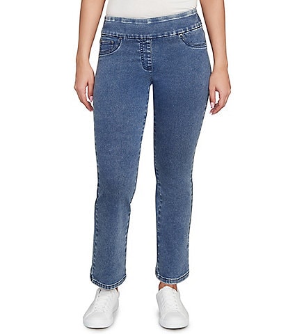 Ruby Rd. Stretch Pull-On Ankle Jeans