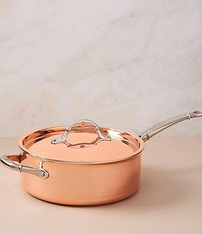 Ruffoni Symphonia Cupra Saute Pan with Helper Handle, 4 Qt.