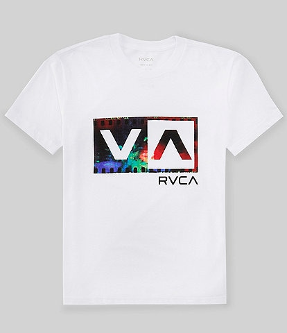 RVCA Big Boys 8-20 Short Sleeve Balance Box T-Shirt