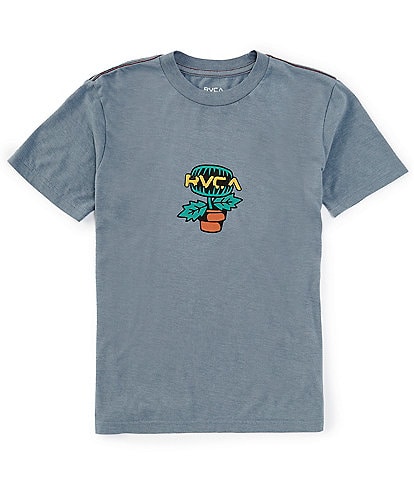 RVCA Big Boys 8-20 Short Sleeve Flytrap Graphic T-Shirt