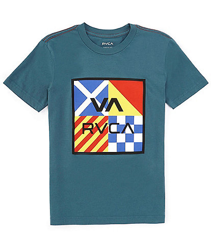RVCA Big Boys 8-20 Short Sleeve VA All The Way T-Shirt