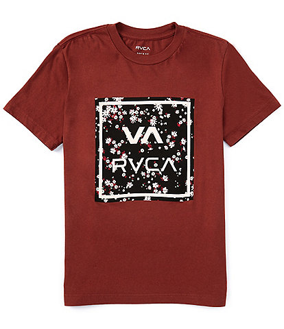 RVCA Big Boys 8-20 Short Sleeve VA All The Way T-Shirt