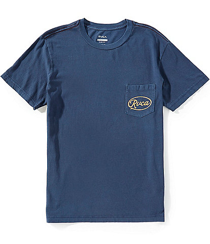 RVCA Contact Scripts Pocket Short Sleeve T-Shirt