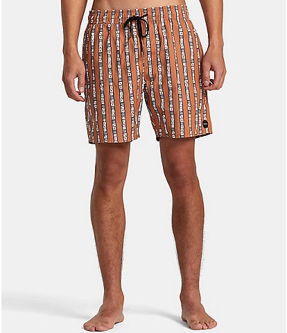 RVCA Perry Elastic Waist 17#double; Outseam Volley Shorts
