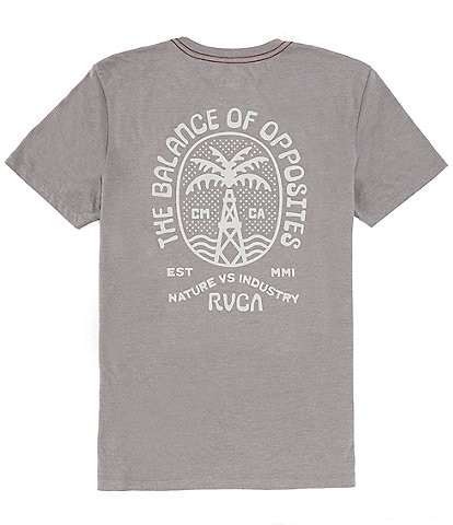 RVCA Short Sleeve Cliff Shore Graphic T-Shirt