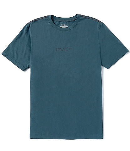 RVCA Short Sleeve Flocked Logo T-Shirt