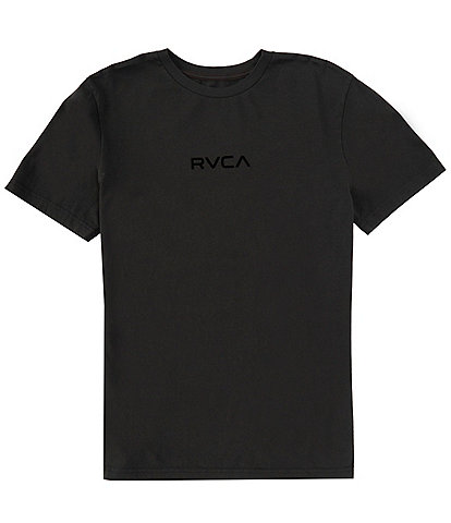 RVCA Short Sleeve Flocked Logo T-Shirt