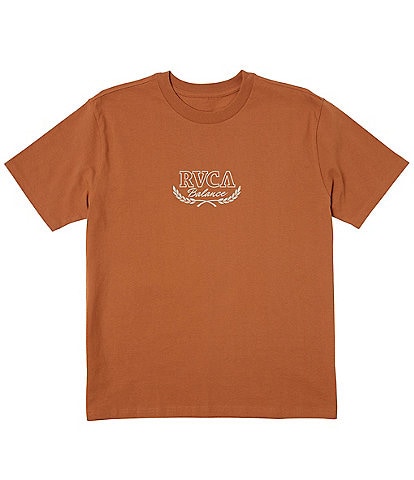 RVCA Short Sleeve Laurel Logo T-Shirt