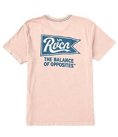 RVCA Slim Fit Short Sleeve Pennantan Graphic T-Shirt