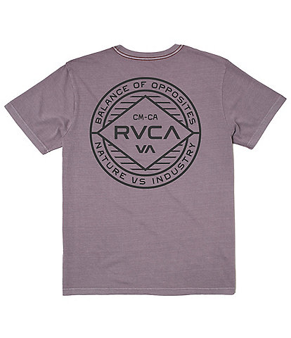 RVCA Slim Fit Short Sleeve Wordmark Graphic T-Shirt