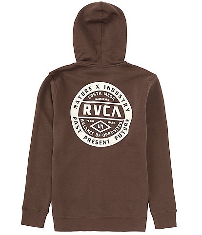 RVCA Standard Issue Full-Zip Long-Sleeve Fleece Hoodie