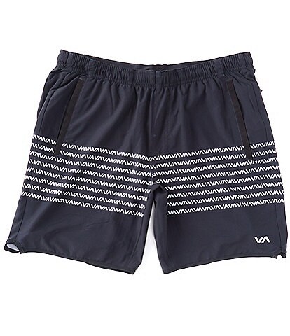 RVCA Yogger Performance Stretch 17#double; Outseam Print Walk Shorts