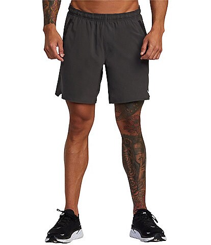 RVCA Yogger Performance Stretch 17#double; Outseam Solid Walk Shorts