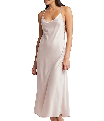 Rya Collection Stunning V-Neck Embroidered Back Gown