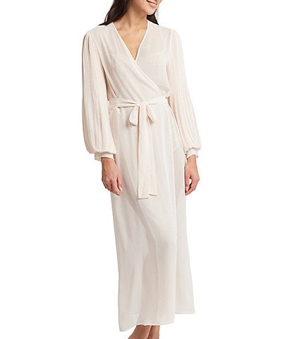Rya Collection True Love Solid Chiffon Long Robe