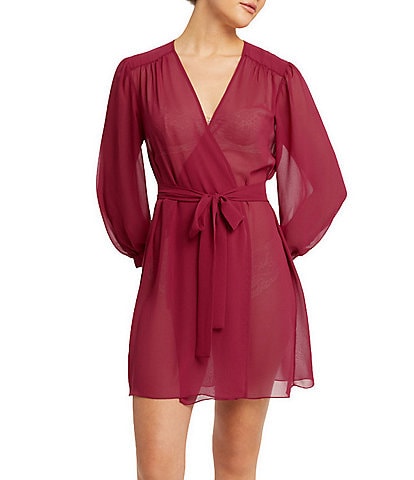 Rya Collection True Love Solid Chiffon Robe