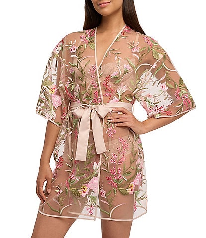 Rya Collection Valencia Floral Embroidered Cover Up