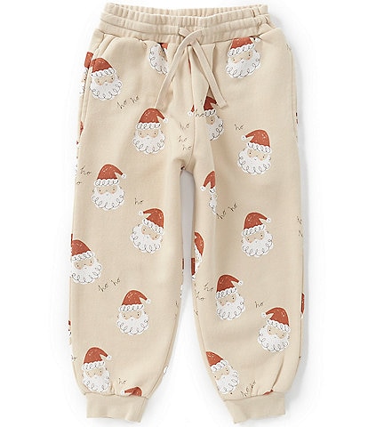 Rylee + Cru Little Boys Pull-On Santa Joggers