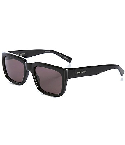 Saint Laurent Unisex SL 615 Classic Script 55mm Square Sunglasses