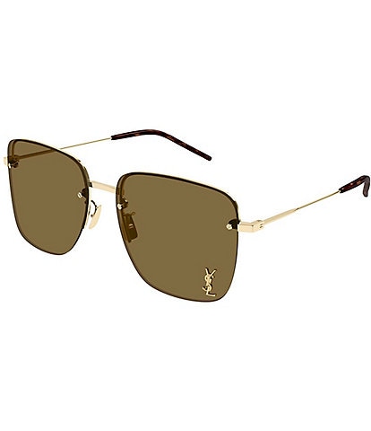 Saint Laurent Women's Monogram 58mm Square Sunglasses