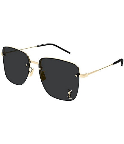 Saint Laurent Women's Monogram 58mm Square Sunglasses
