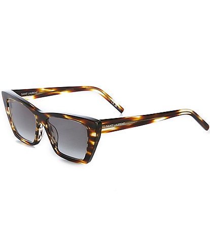 Saint Laurent Women's SL 276 Mica New Wave 53mm Havana Cat Eye Sunglasses
