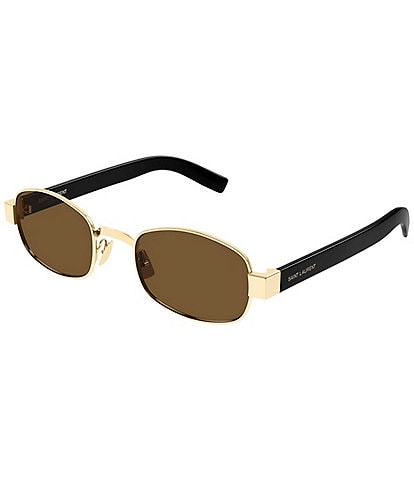 Saint Laurent Women's SL Logo 53mm Oval Sunglasses