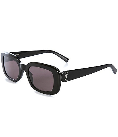 Saint Laurent Women's SL M130 Monogram Perle 53mm Rectangle Sunglasses