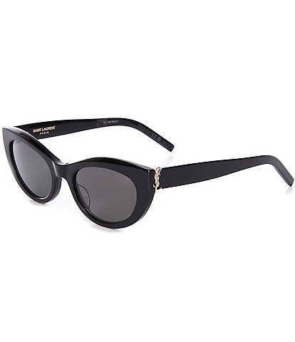 Saint Laurent Monogram Acetate 56MM Cat Eye Sunglasses