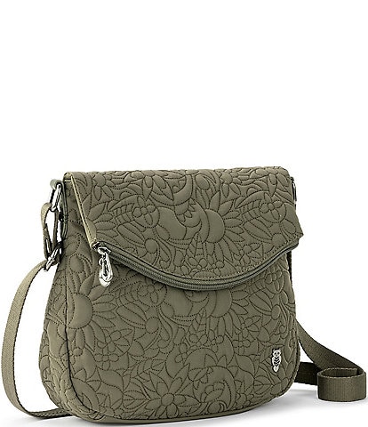 Sakroots Artist Circle Foldover Crossbody Bag