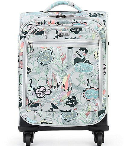Sakroots On The Go Carry-on 4-Wheel Spinner Eco Twill Floral Print Luggage