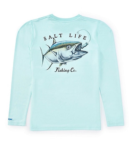 Salt Life Big Boys 8-20 Long Sleeve Chasing Giants UV Protection T-Shirt