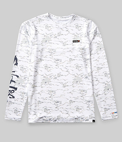 Salt Life Big Boys 8-20 Long Sleeve UV Tactical Camo Allover Print T-Shirt