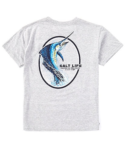 Salt Life Big Boys 8-20 Short Sleeve Catch Release Graphic T-Shirt