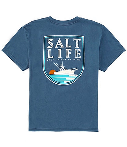 Salt Life Big Boys 8-20 Short Sleeve Dawn Departure Graphic T-Shirt