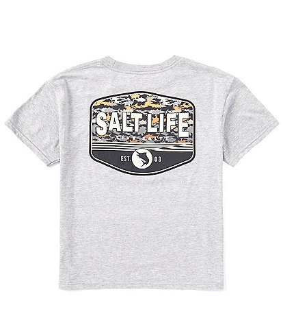 Salt Life Big Boys 8-20 Short Sleeve Graphic Logo T-Shirt