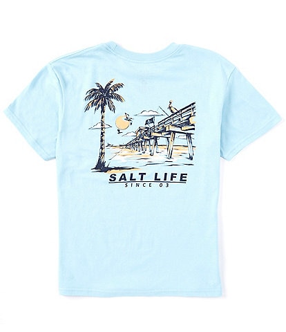 Salt Life Big Boys 8-20 Short Sleeve Pier Side Graphic T-Shirt