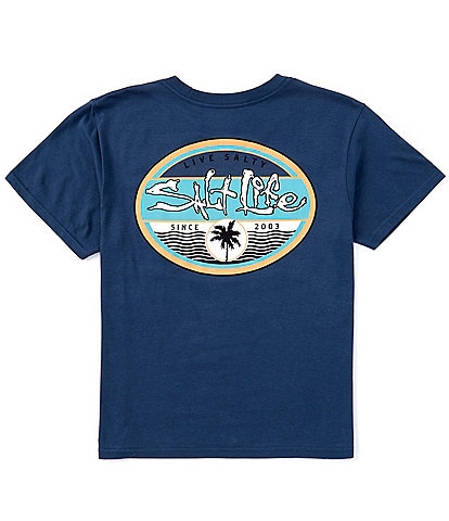Salt Life Big Boys 8-20 Short Sleeve Wavy Days Graphic T-Shirt