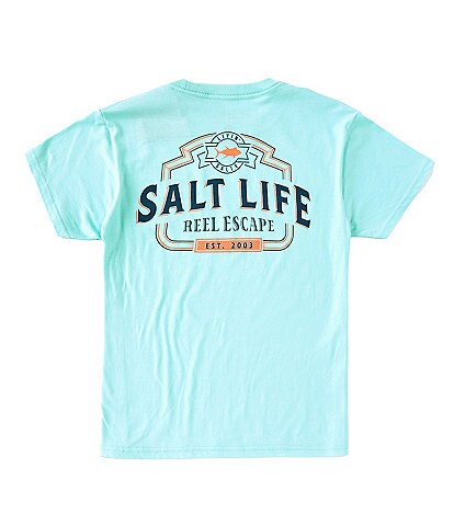 Salt Life Big Boys 6-16 Short Sleeve Reel Livin' Graphic Tee