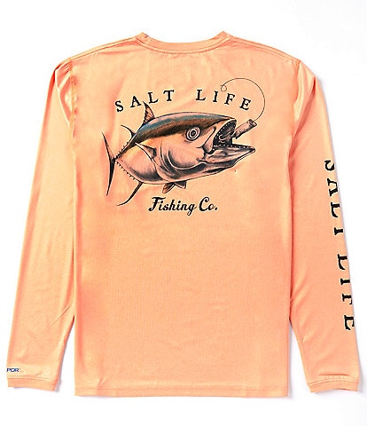 Salt Life Chasing Giants Performance Long Sleeve Graphic T-Shirt