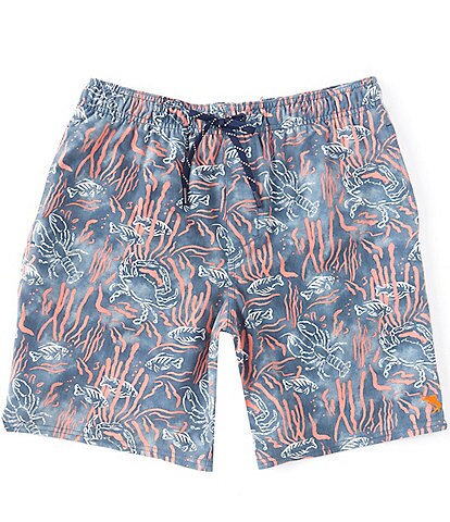 Salt Life Coral Life 18#double; Outseam Volley Short