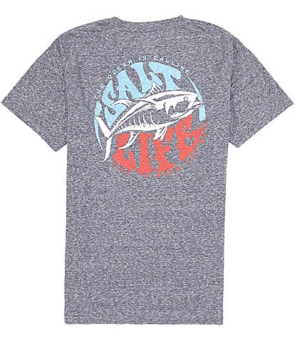 Salt Life Ocean Is Calling Short Sleeve Graphic T-Shirt