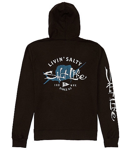 Salt Life Salty Sailing Long Sleeve French Terry Hoodie