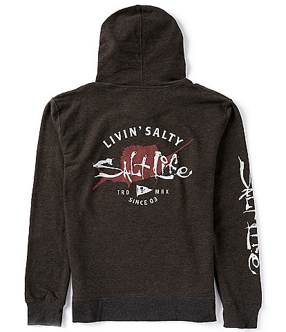 Salt Life Salty Sailing Long Sleeve French Terry Hoodie