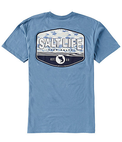 Salt Life Short Sleeve Aquatic Journey Fade Graphic T-Shirt