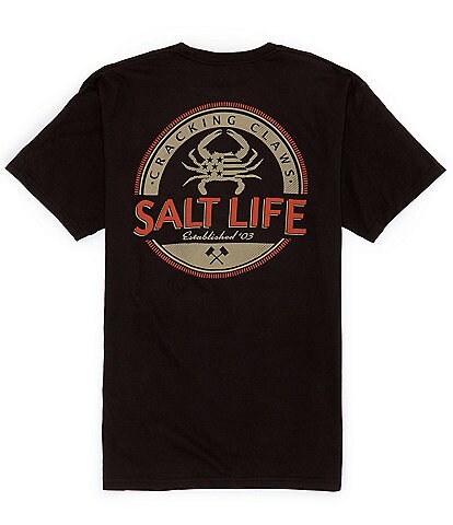 Salt Life Short-Sleeve Black Fin Graphic T-Shirt