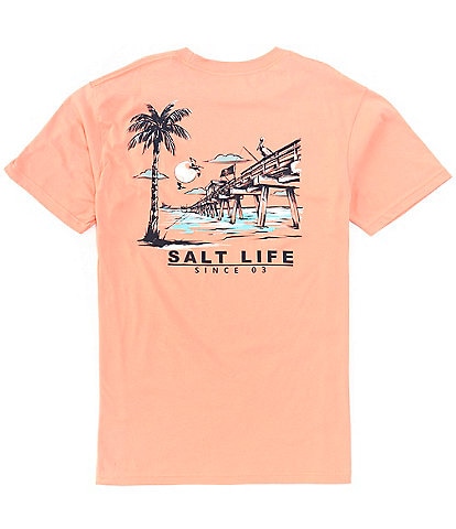 Salt Life Short Sleeve Pierside Graphic Design T-shirt