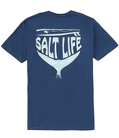 Salt Life Short Sleeve Reel Wicked Pocket Graphic T-Shirt