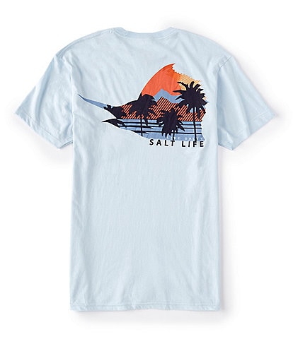 Salt Life Short Sleeve Sailfish Scenic Graphic T-Shirt